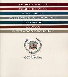 1985年 CADILLAC 総合 US本国版カタログ