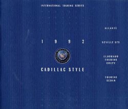 1992年 CADILLAC 総合 ツーリングシリーズ、US本国版カタログ