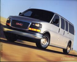 2003年 GMC Savana 本国版カタログ