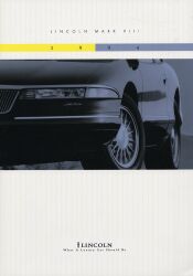 1994年 LINCOLN Mark VIII US本国版カタログ