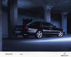 2004年 MERCURY Marauder US版カタログ