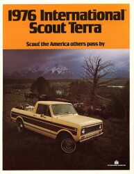 1976年 INTERNATIONAL Scout Terra US本国版カタログ