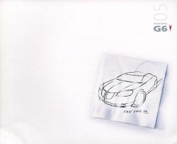 2005年 PONTIAC G6 Sedan、US本国版カタログ