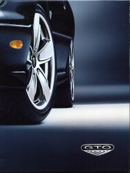 2004年 PONTIAC GTO US本国版カタログ