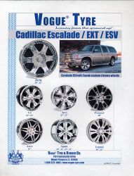 2003年 CADILLAC Escalade US版ホイールのカタログ