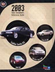 2003年 CADILLAC Seville US本国版カタログ