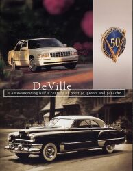 1998年 CADILLAC DeVille Gold Anniversary、US本国版カタログ