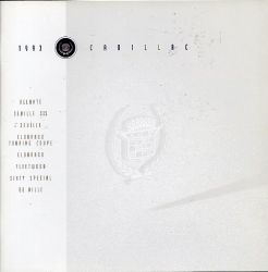 1993年 CADILLAC 総合 US本国版カタログ