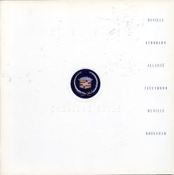 1992年 CADILLAC 総合 US本国版カタログ