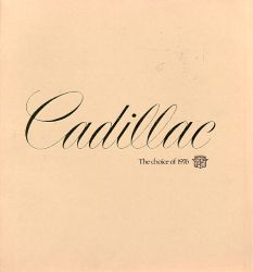 1976年 CADILLAC 総合 US本国版カタログ