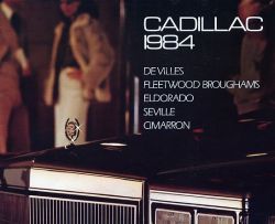 1984年 CADILLAC 総合 US本国版カタログ