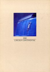 1988年 LINCOLN Continental US本国版カタログ