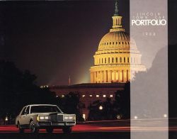 1988年 LINCOLN Town Car US本国版カタログ