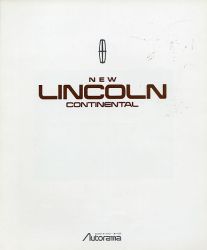 1990年 LINCOLN Continental US本国版カタログ