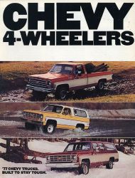 1977年 CHEVROLET Truck 4-Wheelers、US本国版カタログ