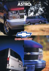 1998年 CHEVROLET Astro 日本語版カタログ