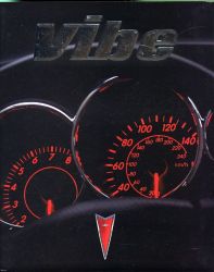 2001年 PONTIAC Vibe Concept、プレスキット、US本国版
