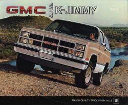 1984年 GMC Jimmy 4×4、US本国版カタログ