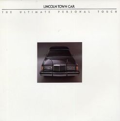 1983年 LINCOLN Town Car Signature Series、US本国版カタログ