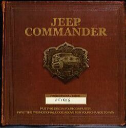 2006年 JEEP Commander US版CDカタログ