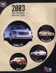 2003年 CADILLAC CTS セールス・マニュアル、US本国版