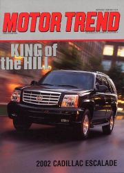 2002年 CADILLAC Escalade 比較テスト、US本国版カタログ