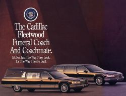 1993年 CADILLAC Fleetwood 霊柩車、リムジン、US本国版カタログ