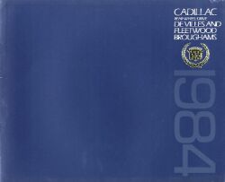 1984年 CADILLAC DeVille US本国版カタログ