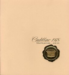 1978年 CADILLAC 総合 US本国版カタログ