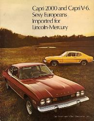 1973年 MERCURY Capri US版カタログ