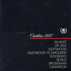 1987年 CADILLAC 総合 US本国版カタログ