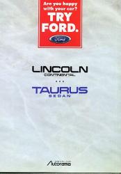 1993年 FORD(USA) Taurus 日本語版カタログ