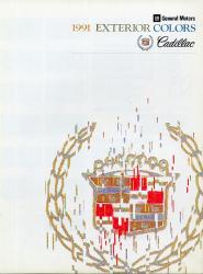 1991年 CADILLAC 総合 エクステリア・カラー、日本語版カタログ