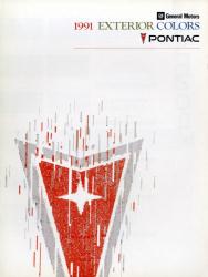 1991年 PONTIAC 総合 Exterior Colors 日本語版