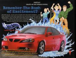 2002年 PONTIAC Grand Am Hot Wheels Model、US本国版カタログ