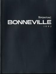 1993年 PONTIAC Bonneville SSEi Sedan 日本語版カタログ