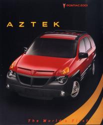 2001年 PONTIAC Aztek US本国版カタログ
