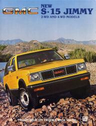 1983年 GMC Jimmy S-15 英語版カタログ