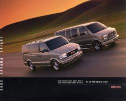 2002年 GMC Safari 英語版カタログ