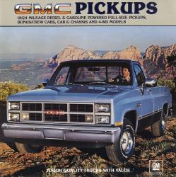 1983年 GMC Pickups 英語版カタログ