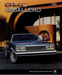 1984年 GMC Caballero 英語版カタログ
