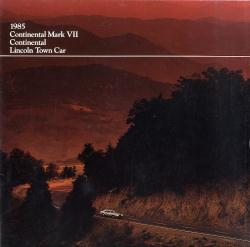 1985年 LINCOLN 総合 US本国版カタログ