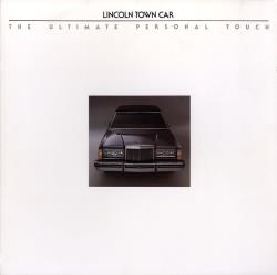 1984年 LINCOLN Town Car Personal Touch、US本国版カタログ