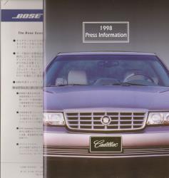 1998年 CADILLAC 総合 東京モータショー、プレスキット、日本語版