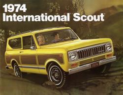 1974年 INTERNATIONAL Scout US本国版カタログ