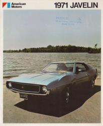 1971年 AMC Javelin US本国版カタログ