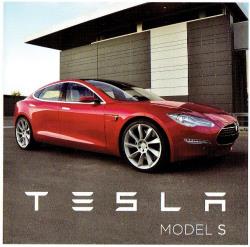 2012年 TESLA MODEL S ドイツ語版カタログ