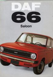 1973年 DAF 66 英語版カタログ