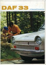 1968年 DAF 33 variomatic、英語版カタログ