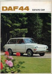 1968年 DAF 44 Estate(Wagon)、英語版カタログ